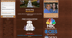 Desktop Screenshot of karmadogtrainingportland.com